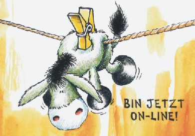 Ich bin online!
